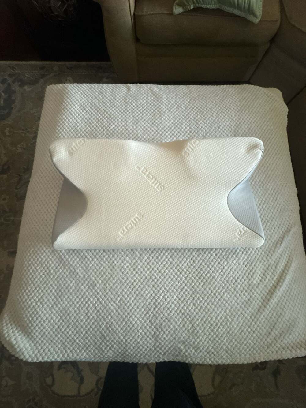 Sutera Dream Deep Memory Foam Orthopedic Contour Bed Pillow